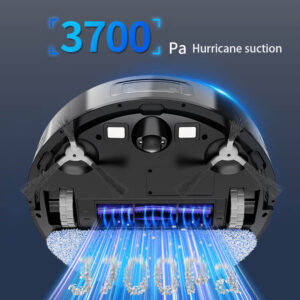3700Pa Hurricane Suction Robot Vacuum - Deep Clean Embedded Pet Hair & Carpet Debris