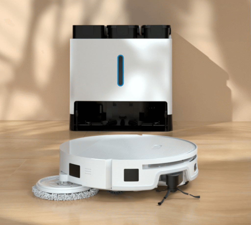 All-In-One Sweep & Mop Robot Vacuum - Sleek Design for Modern Home Cleaning
